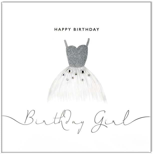 Greeting Card Happy Birthday Birthday Girl