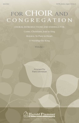 For Choir and Congregation, Volume 1 - SATB Patti Drennan Shawnee Press Choral Score Octavo