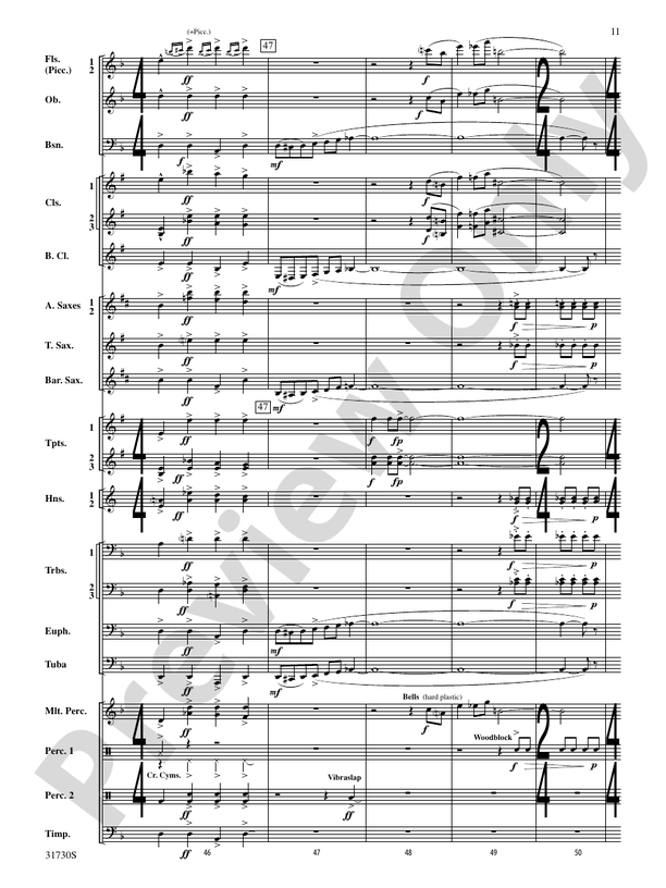 They Shall Run and Be Free - Concert Band Conductor Score & Parts (Digital Download)