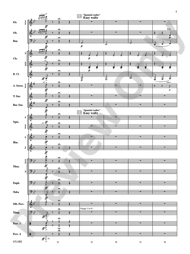 Of Sea and Song - Concert Band Conductor Score & Parts (Digital Download)