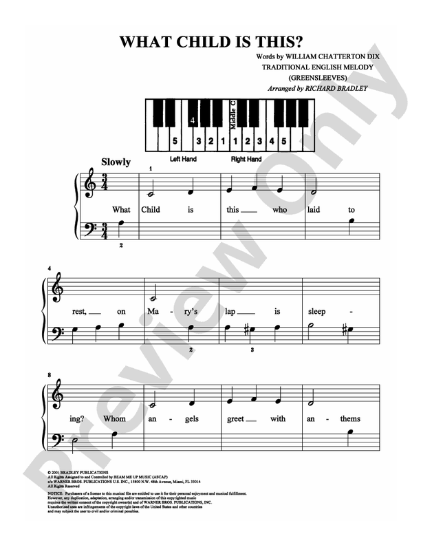 What Child Is This? - DSM-PS-0010016 - Easy Piano (Digital Download)