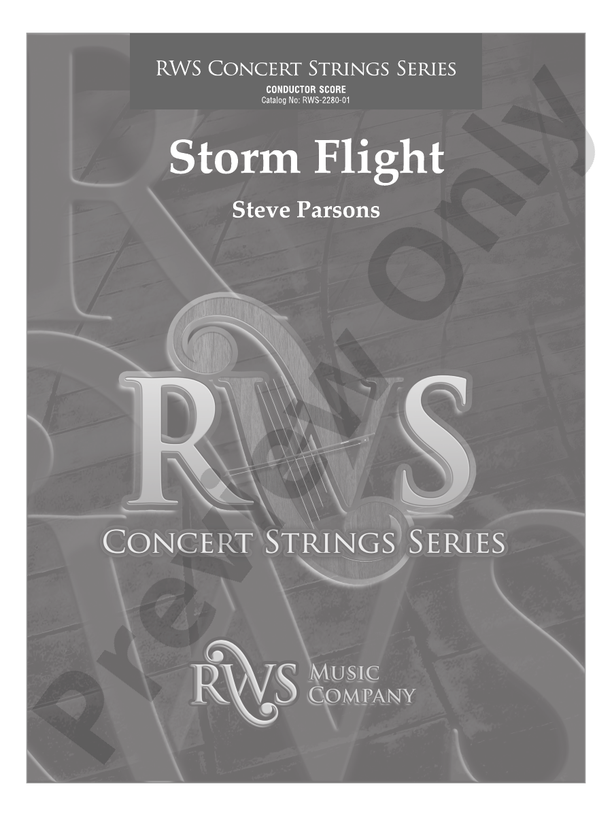 Storm Flight - String Orchestra Conductor Score & Parts (Digital Download)