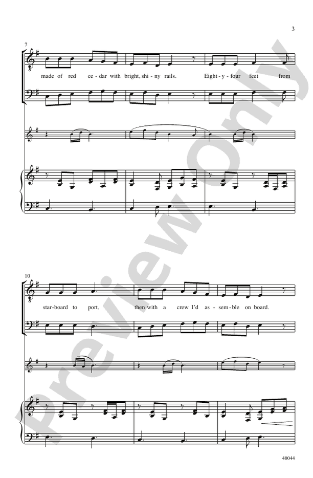 A Captain I Shall Be - TB Choral Octavo (Digital Download)