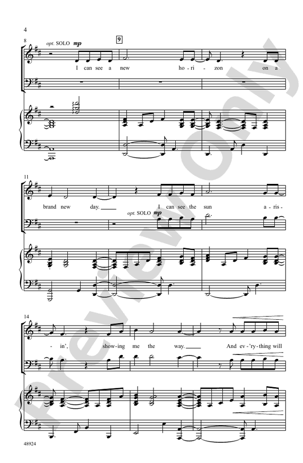 A New Horizon - 3-Part Mixed Choral Octavo (Digital Download)