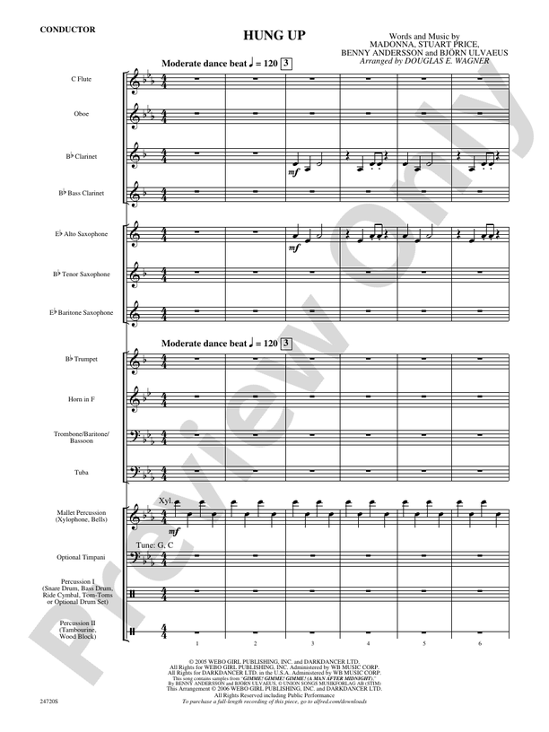 Hungarian Dance No. 5 - Concert Band Conductor Score & Parts (Digital Download)