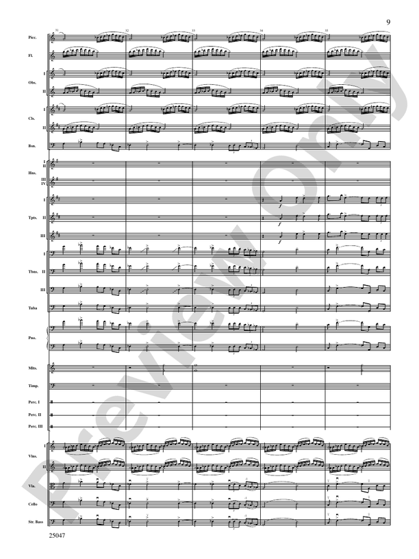 The Winds of Poseidon – Full Orchestra Conductor Score & Parts (Digital Download)