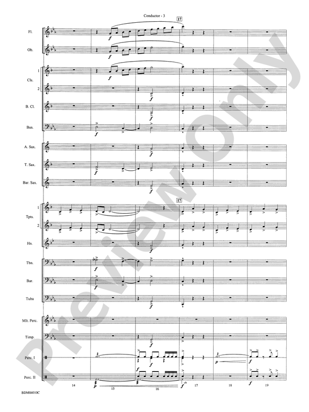 Contempo - Concert Band Conductor Score & Parts (Digital Download)