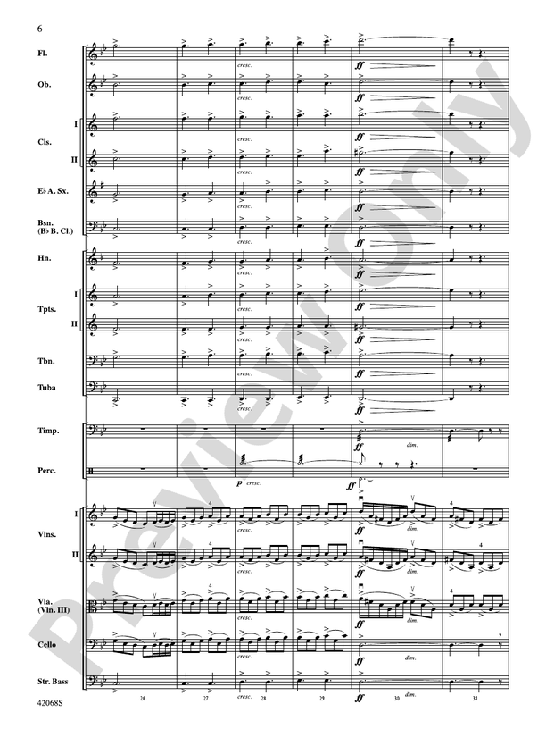 Peer Gynt Suite Selections – Full Orchestra Conductor Score & Parts (Digital Download)