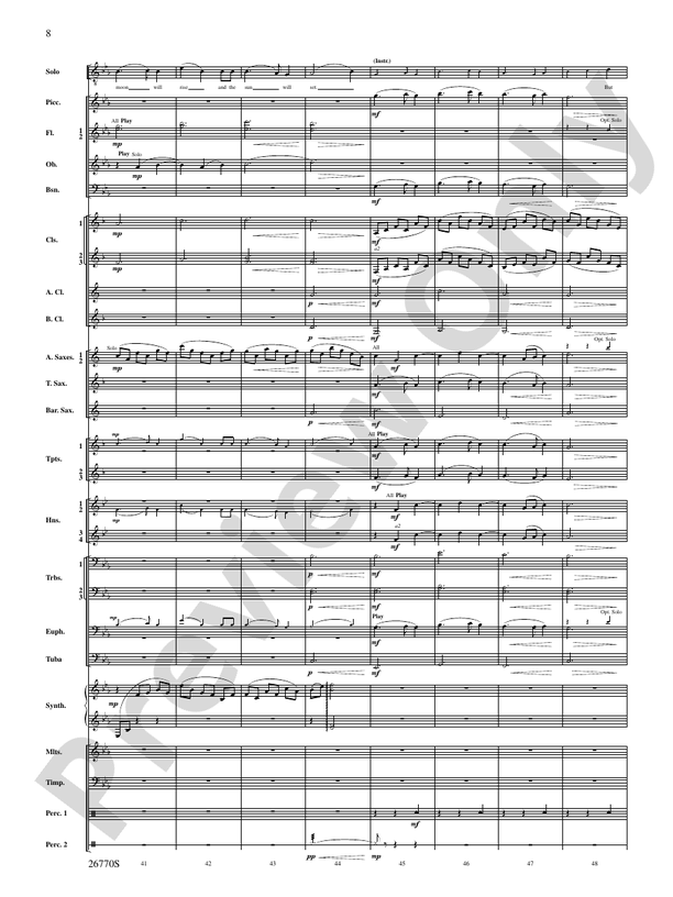 Irish Songs - Concert Band Conductor Score & Parts (Digital Download)