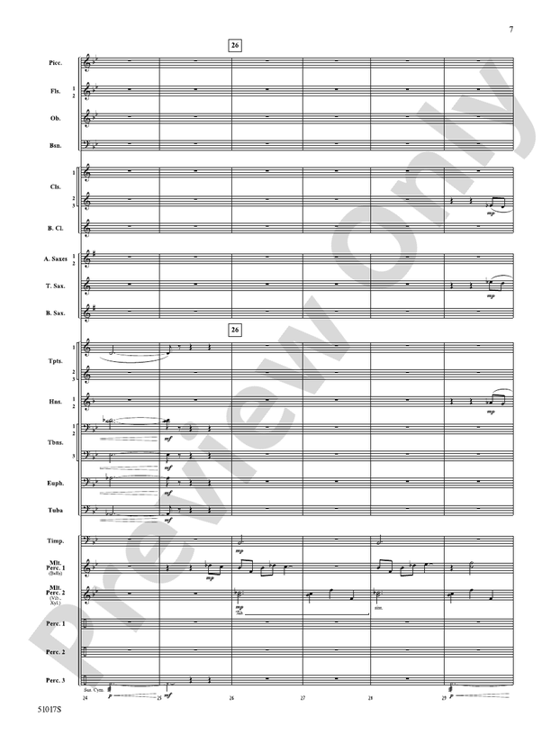 Lucid Dreams – Concert Band Conductor Score & Parts (Digital Download)
