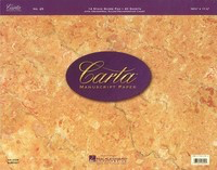 Carta Manuscript Paper No. 25 - Carta Score Paper - Various Authors Hal Leonard