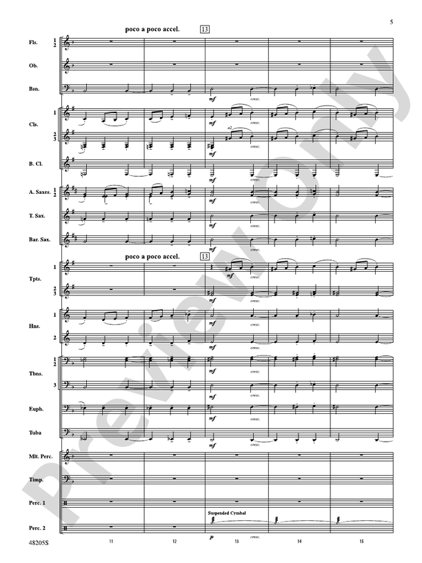 Malague√±a - Concert Band Conductor Score & Parts (Digital Download)