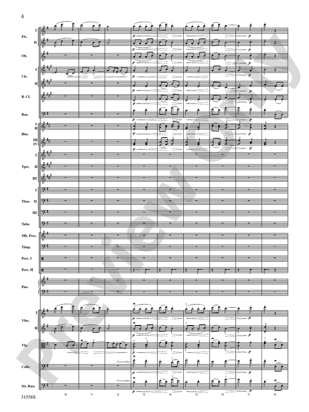 Serenade for Strings Mvt. IV Finale (Tema Ruso) – Full Orchestra Conductor Score & Parts (Digital Download)