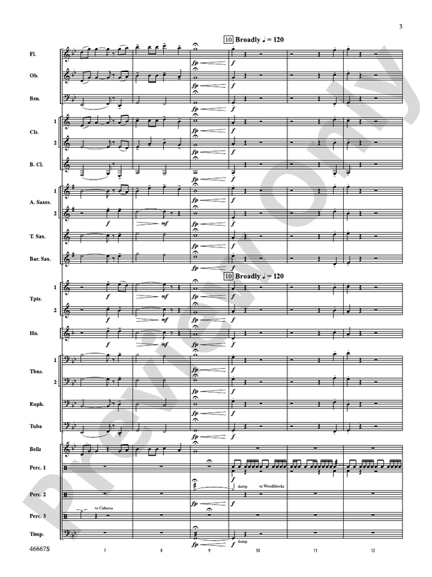 And It Begins - Concert Band Conductor Score & Parts (Digital Download)