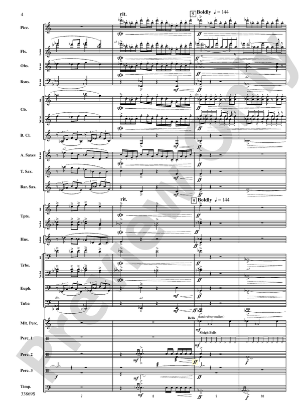 Mt. Everest - Concert Band Conductor Score & Parts (Digital Download)