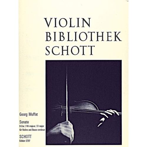 Muffat - Sonata in Dmaj - Violin/Piano Accompaniment edited by Kolneder Schott VLB22