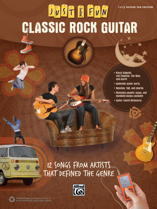 Just for Fun: Classic Rock Guitar-Easy Guitar TAB