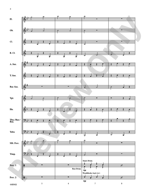 Promenade - Concert Band Conductor Score & Parts (Digital Download)