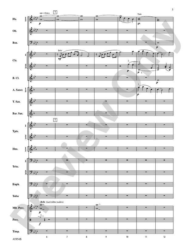 The Red Covered Bridge - Concert Band Conductor Score & Parts (Digital Download)