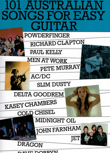 101 Australian Songs Volume 1 - Guitar/Vocal Melody Line/Lyrics/Chords Music Sales MS04063