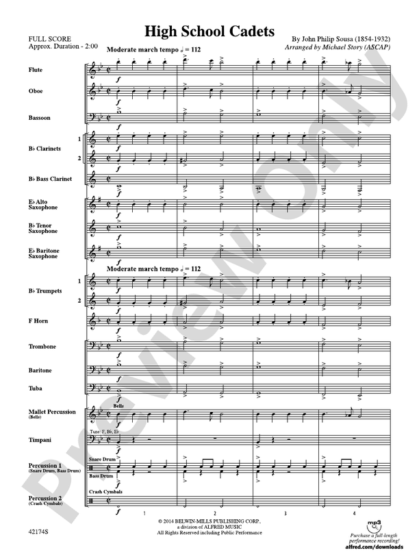 High Sierras - Concert Band Conductor Score & Parts (Digital Download)