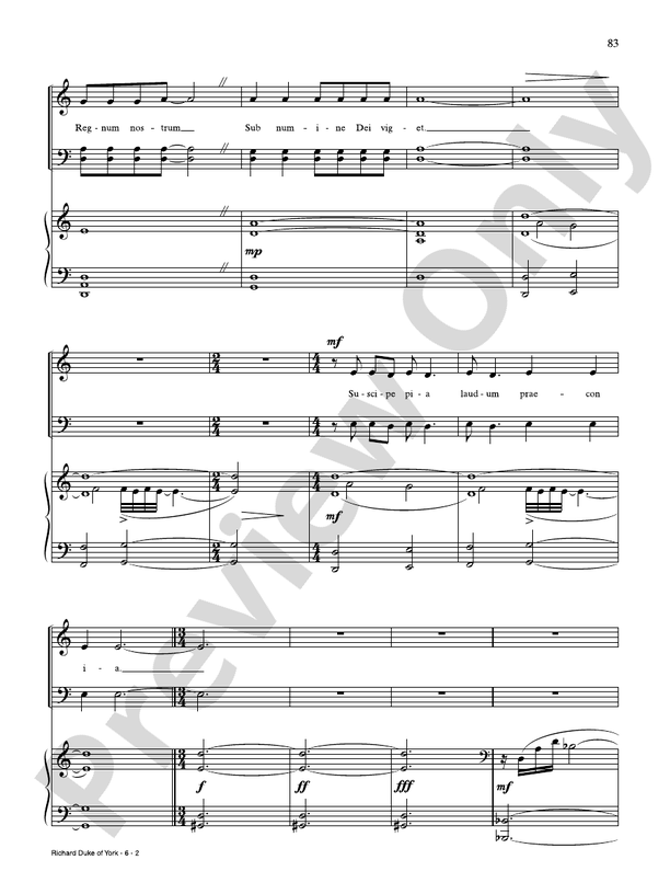 Richard, Duke of York -  Howard Shore - PVG (Digital Download)