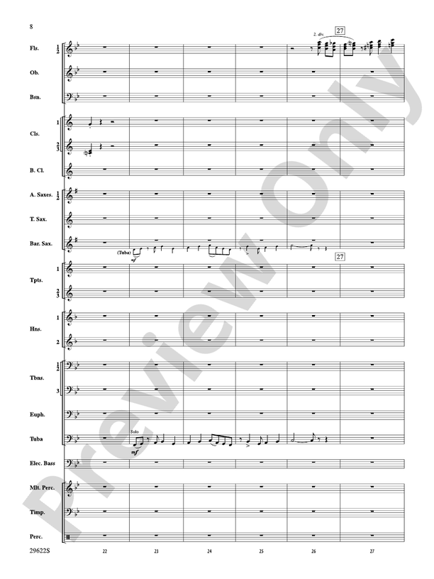 Salute to Broadway - Concert Band Conductor Score & Parts (Digital Download)