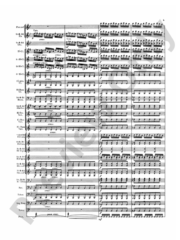 Italian in Algiers - Concert Band Conductor Score & Parts (Digital Download)