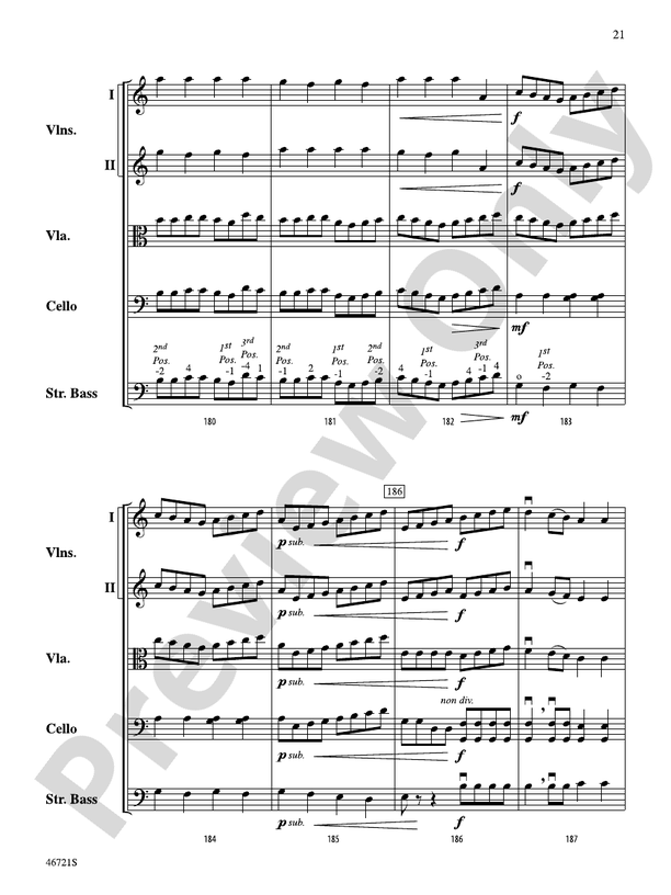 Petrushka - String Orchestra Conductor Score & Parts (Digital Download)