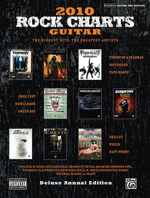 Rock Charts Guitar 2010 - Deluxe Annual Edition - Rock Charts Guitar Series - Guitar Hal Leonard Guitar TAB
