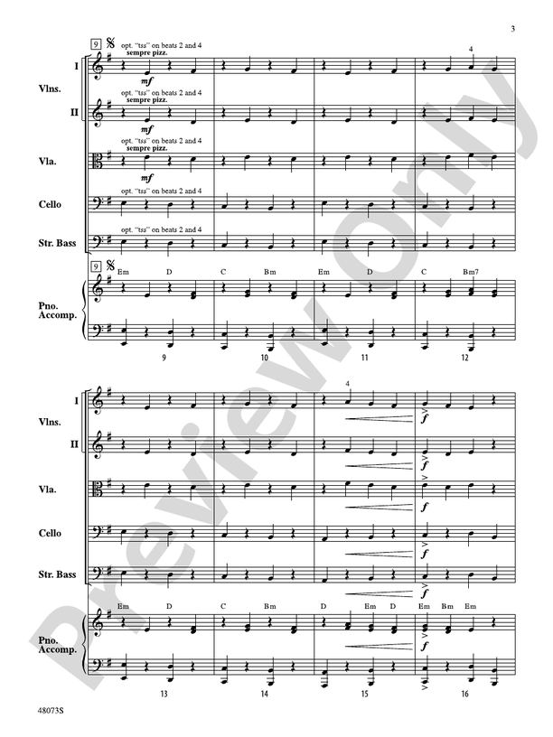 Puttin' on the Pizz - String Orchestra Conductor Score & Parts (Digital Download)