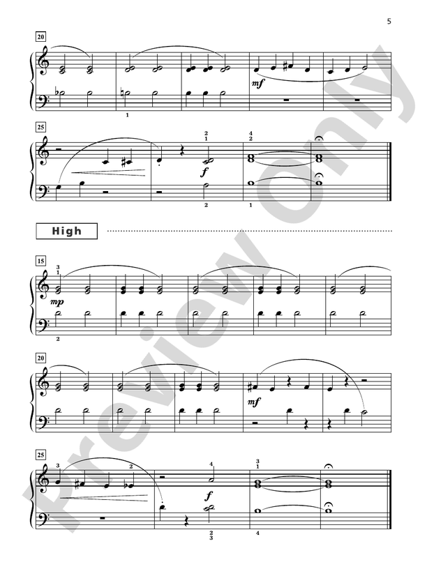 Grand Trios for Piano, Book 2: 4 Elementary Pieces for One Piano, Six Hands  (Digital Download)