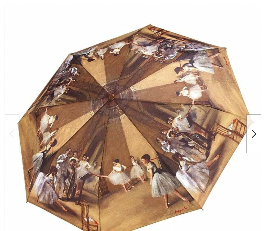 Folding Umbrella Degas Ballet Lessons