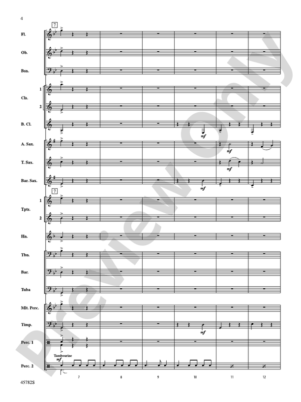 Gabriel's Message - Concert Band Conductor Score & Parts (Digital Download)