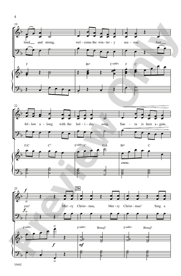 Merry Christmas, Merry Christmas (from Home Alone 2) – SAB Choral Octavo (Digital Download)