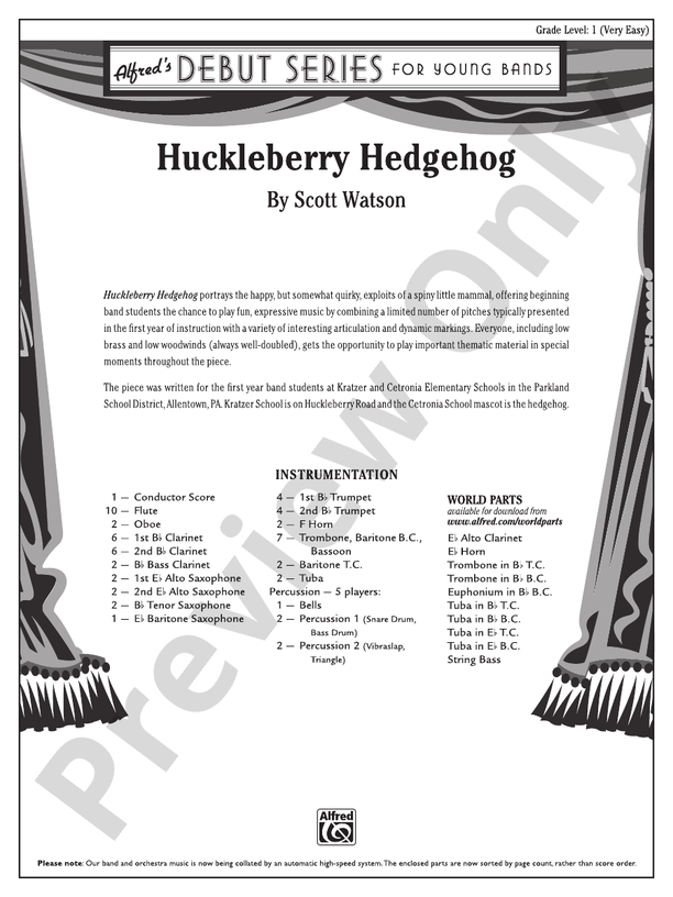 Hudson River Suite - Concert Band Conductor Score & Parts (Digital Download)