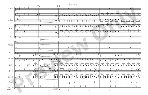 Believer – Marching Band Conductor Score & Parts (Digital Download)