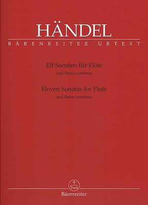 Handel - 11 Sonatas - Flute/Basso Continuo Barenreiter BA4225