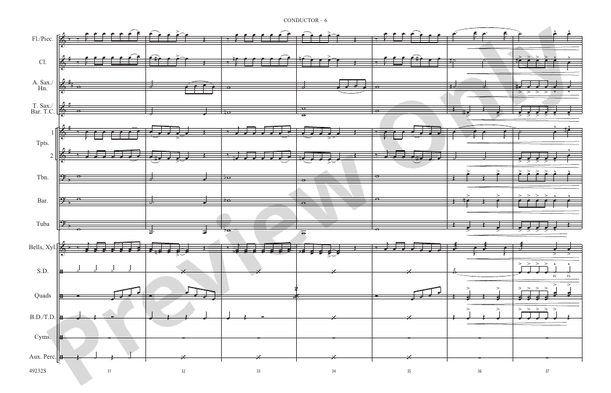 Kings & Queens – Marching Band Conductor Score & Parts (Digital Download)