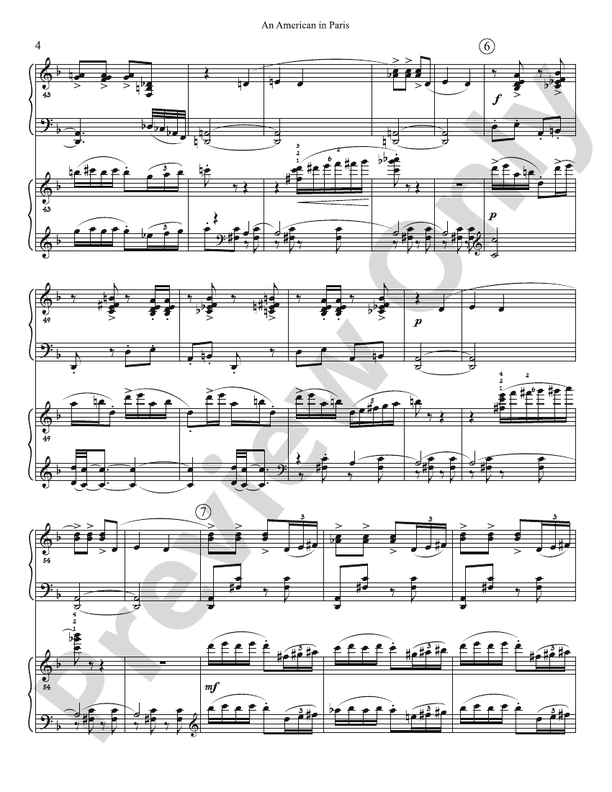 An American In Paris - 2 Pianos (Digital Download)