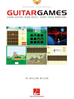 Guitar Games - Learn Guitar. Read Music. Fight Space Monsters. - Guitar William Wilson Hal Leonard Guitar Solo /DVD-ROM