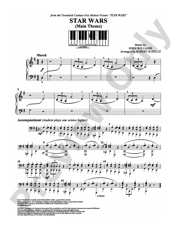 Star Wars (Main Theme) - DSM-PS-0009041 - Easy Piano (Digital Download)