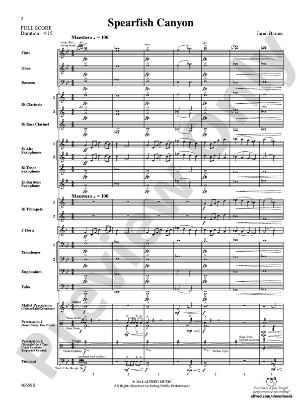 Spearfish Canyon - Concert Band Conductor Score & Parts (Digital Download)
