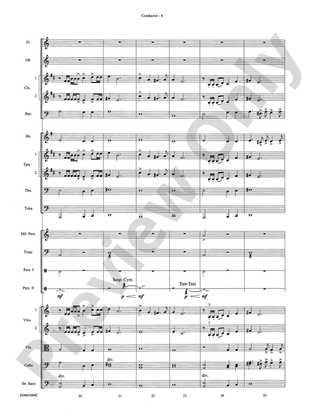 The Lord of the Rings: The Two Towers, Highlights from – Full Orchestra Conductor Score & Parts (Digital Download)