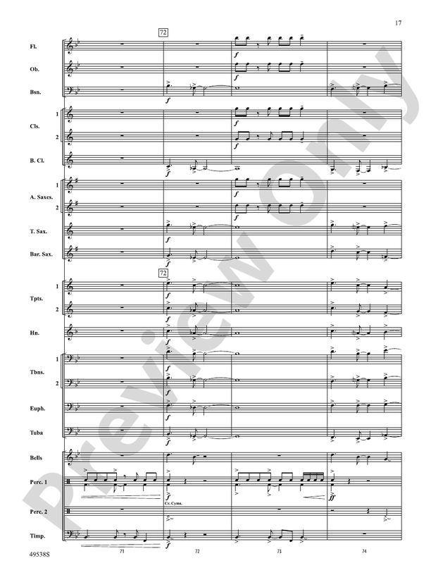 Stay Tuned - Concert Band Conductor Score & Parts (Digital Download)