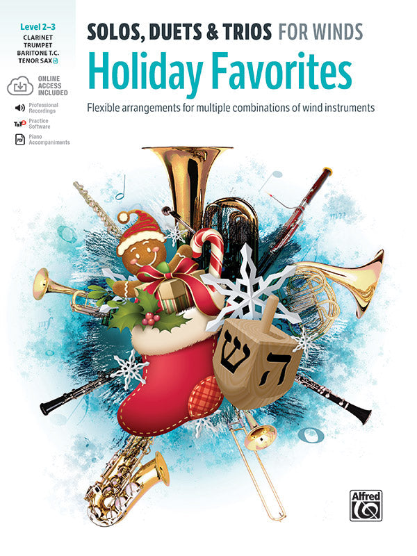 Solos Duets & Trios: Holiday Favourites Cla/Trumpet/Tenor Sax - Various Galliford Bill Alfred 48012