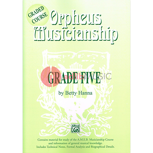 Orpheus Musicianship Graded Course Grade 5 OP5525