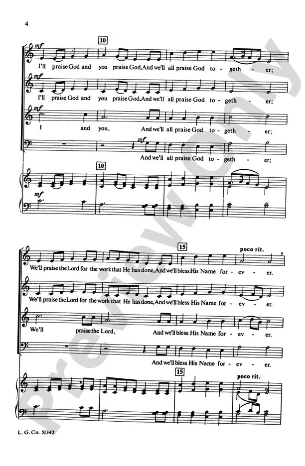 Come and Taste – SATB Choral Octavo (Digital Download)