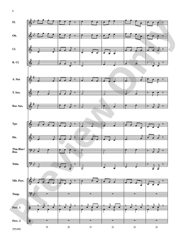 Belwin Very Beginning Band Kit #4 - Concert Band Conductor Score & Parts (Digital Download)