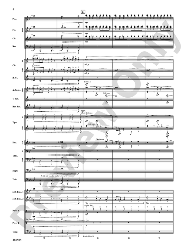 Mouvement Frenetique - Concert Band Conductor Score & Parts (Digital Download)